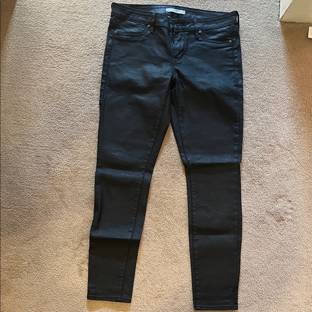 Rich & Skinny Women's Black coated Skinny Jeans